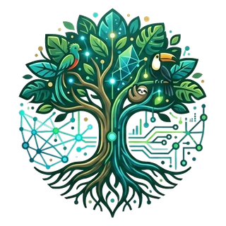 Marca del árbol de Raíces del Bosque