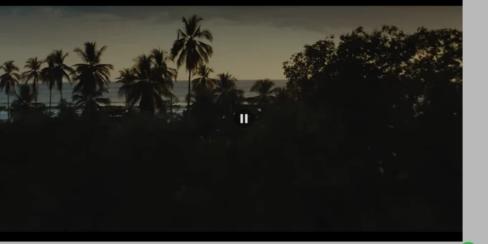 Página de inicio de Miamar Quiet Lux Beach Resort con un video de la playa al atardecer